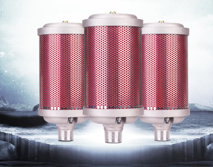 干燥机消声器XY05吸干机隔膜泵压缩空气排气消音降噪气动静音